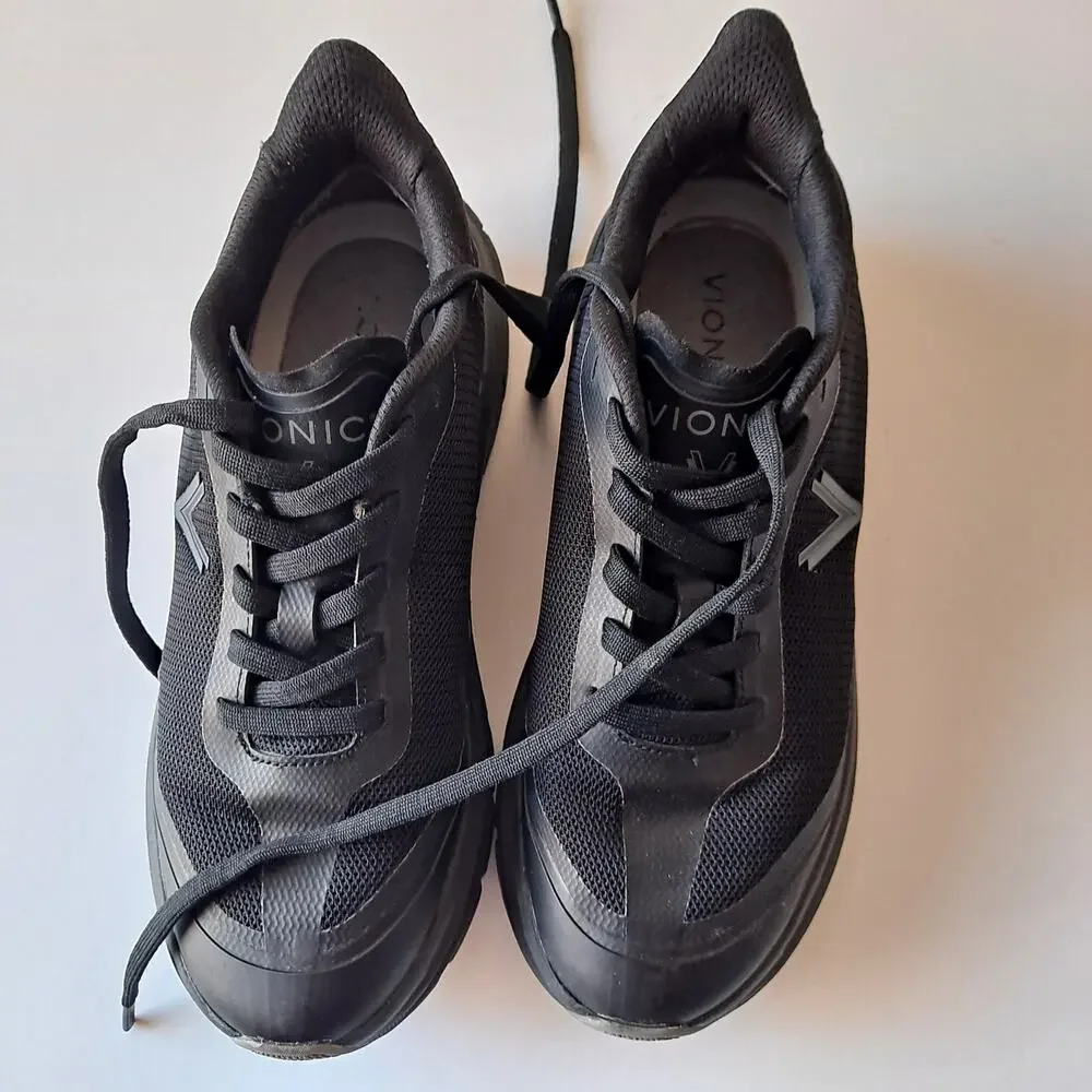 Vionic Walk Max Low Top Lace-Up Sneakers Slip On Shoes Black Women's Size 8.5 - Picture 10 of 12